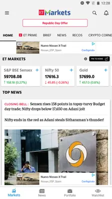 ET Markets android App screenshot 0